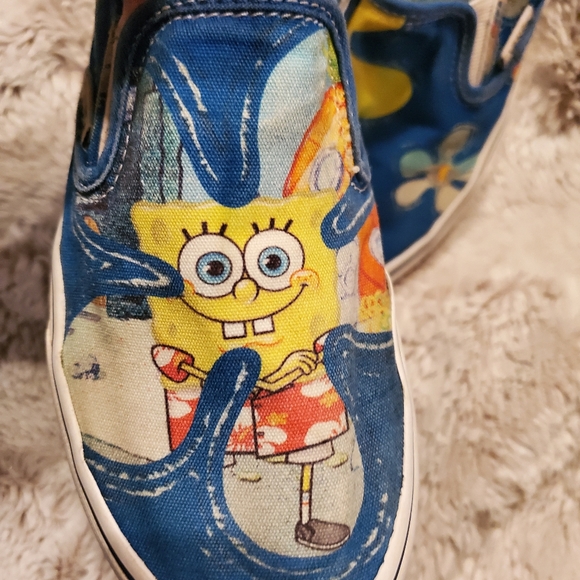 VANS Classic Slip-On SpongeBob Squarepants  Men's Size 4 Womens 5.5 - Picture 4 of 12
